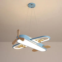 Childrens Plane Shaped Hanging Lamp Acrylic LED Pendant Light - Rebooters