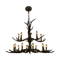 6/8/10-Light Chandelier Light Rustic Study Pendant Brass - Rebooters
