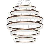 Acrylic Round Chandelier Light Contemporary 4/5/6-Head Pendant - Rebooters