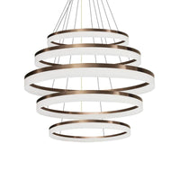 Acrylic Round Chandelier Light Contemporary 4/5/6-Head Pendant - Rebooters