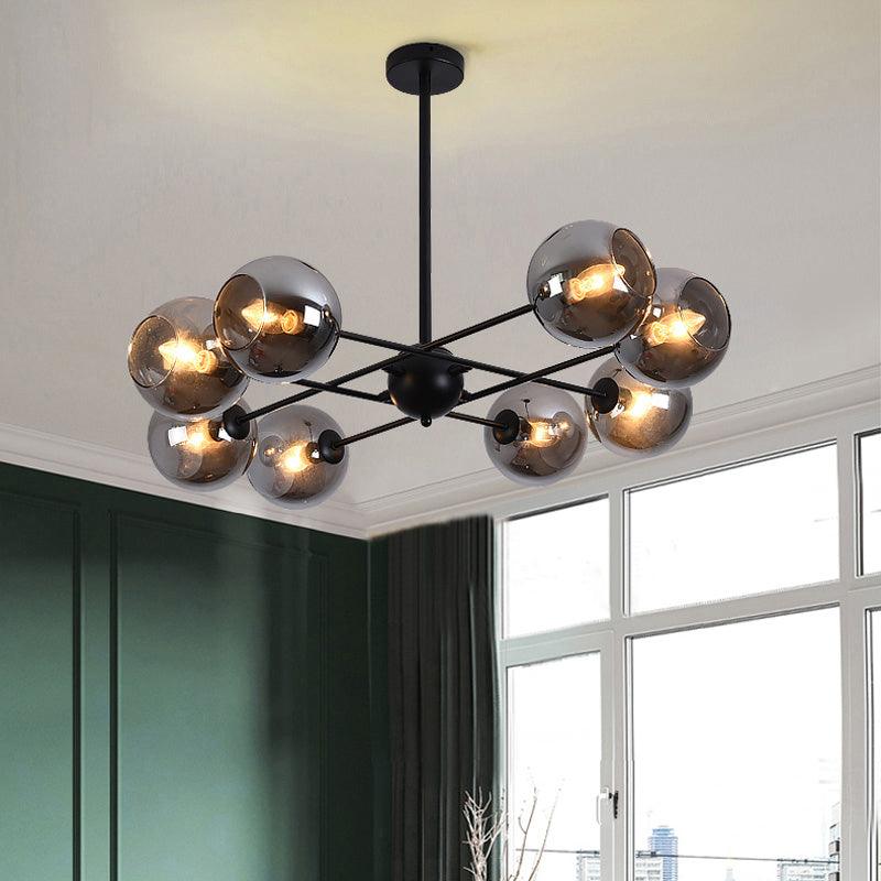 Minimalistic Ball Hanging Ceiling Light Glass Dining Room Chandelier - Rebooters