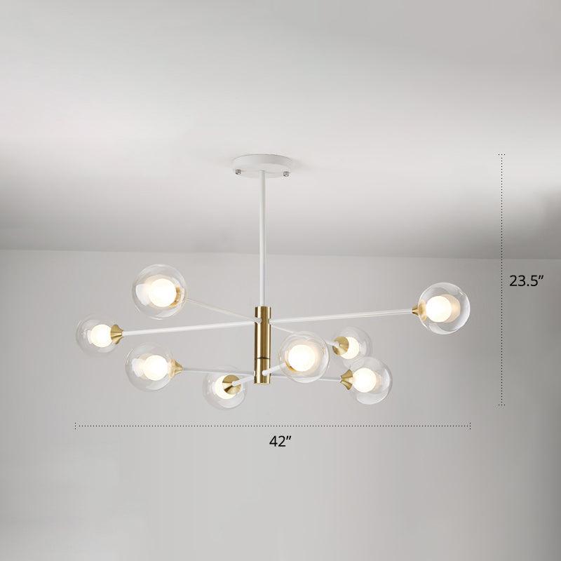 Bedroom Chandelier Light Nordic Style Suspension Pendant - Rebooters