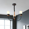 Art Deco Tapered Shade Hanging Lamp Metal 3 Lights Chandelier - Rebooters