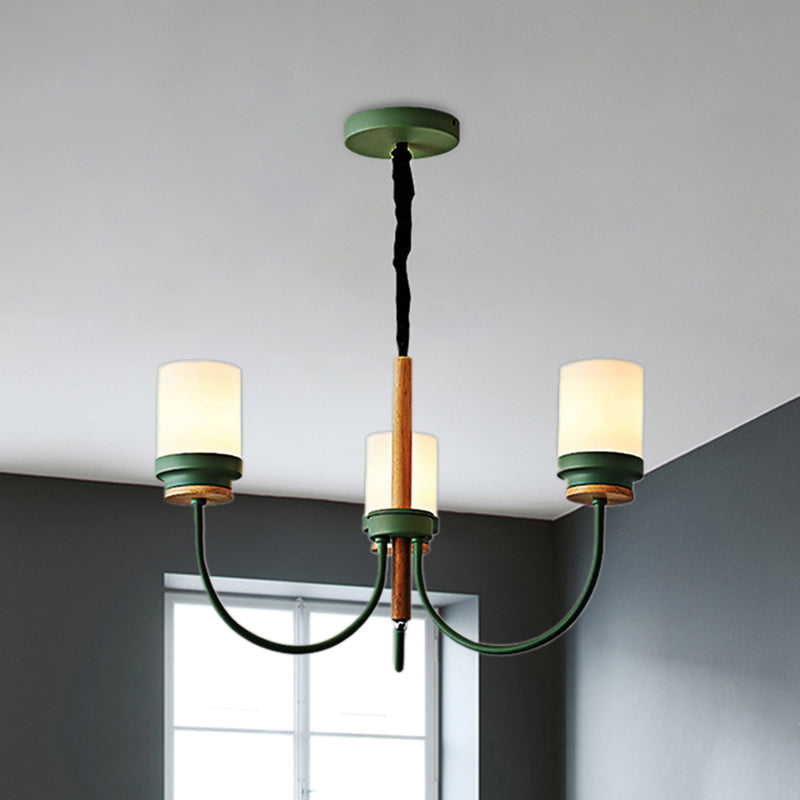 Art Deco Tapered Shade Hanging Lamp Metal 3 Lights Chandelier - Rebooters