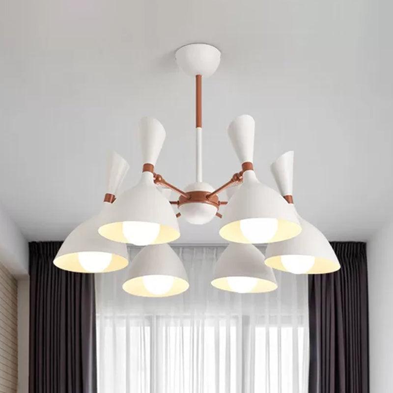 Living Room Kindergarten Pendant Light Metal Contemporary Chandelier - Rebooters