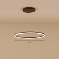 Acrylic Loop Shaped Chandelier Minimalist Elegant Coffee Light - Rebooters