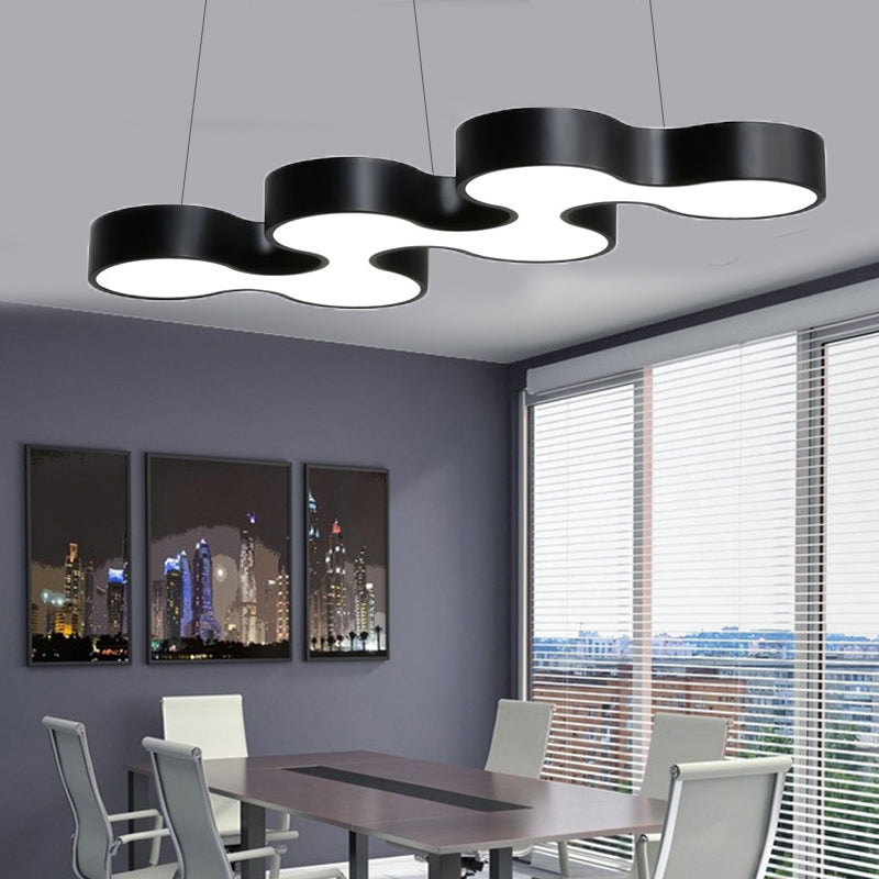 Meandering LED Ceiling Light Novelty Modern Metal Chandelier - Rebooters