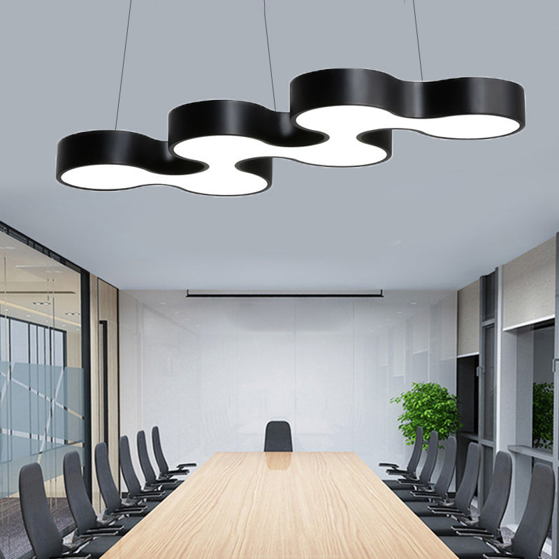 Meandering LED Ceiling Light Novelty Modern Metal Chandelier - Rebooters