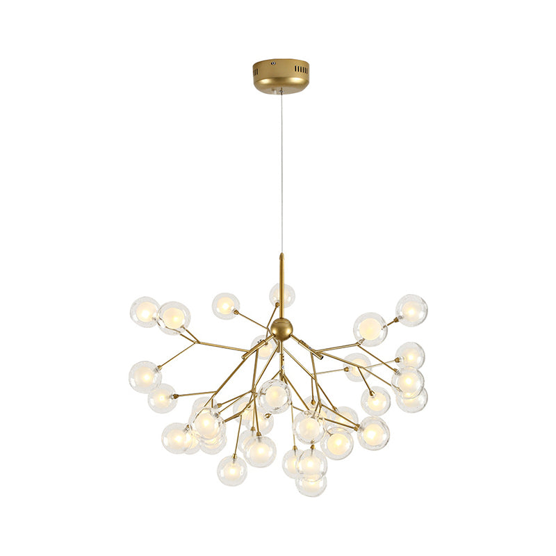 Double Glass Bubbles Chandelier Postmodern Style Pendant Lamp - Rebooters