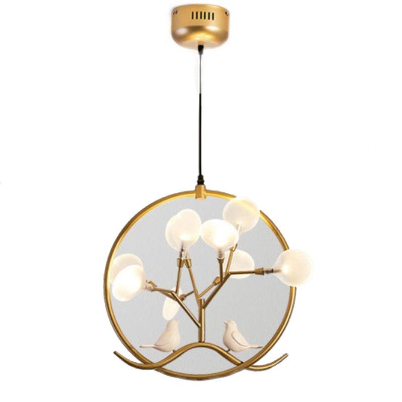 Acrylic Branch Pendant Lamp Nordic 9-Light Chandelier Decor - Rebooters