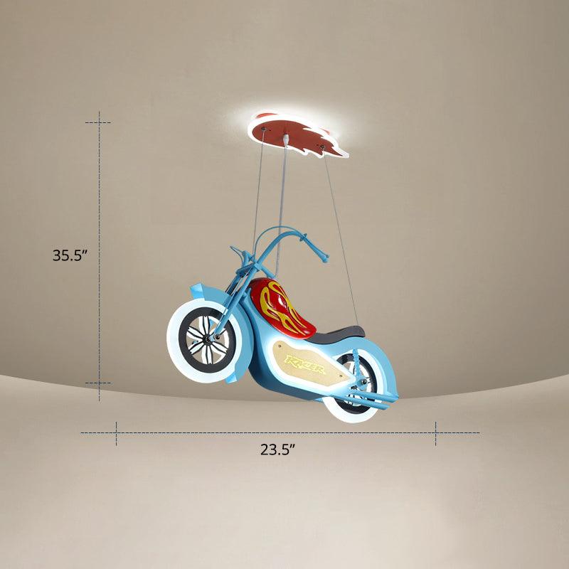 Biplane Acrylic Suspension Light Creative LED Chandelier for Boys Room - Rebooters