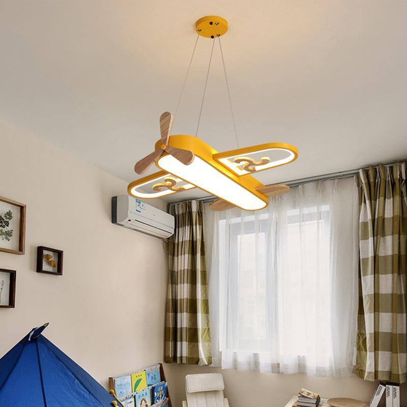 Aircraft Shaped Nursery Flush Mount Acrylic Cartoon Light - Rebooters