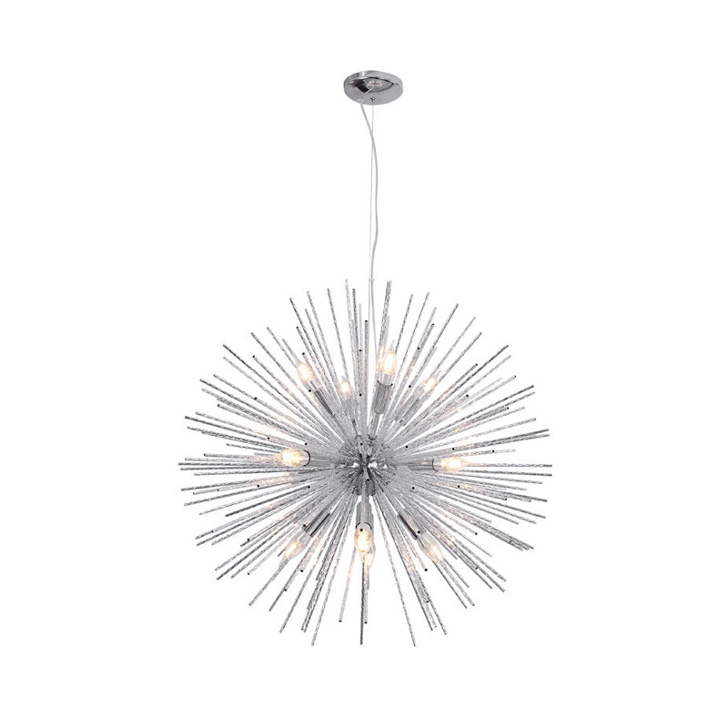 Minimalist Hedgehog Chandelier Metal Living Room Light Fixture - Rebooters