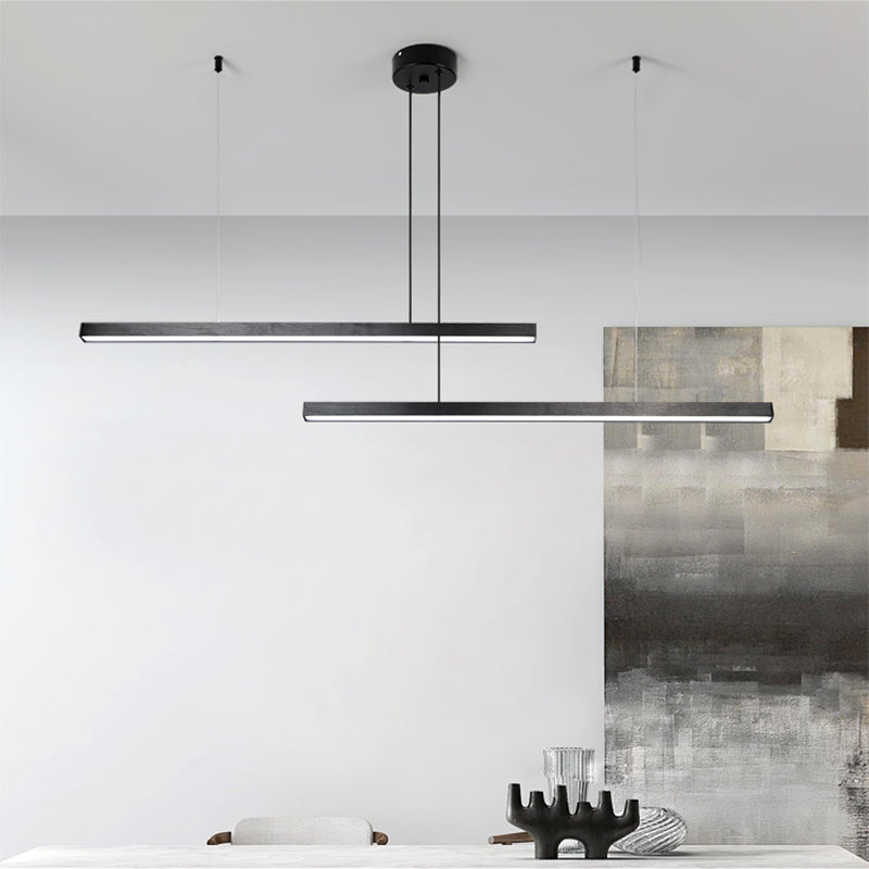 Adjustable Line Art Pendant Lamp Minimalist Metal Chandelier - Rebooters