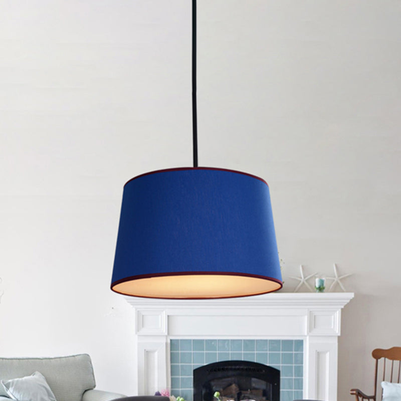 Drum Dining Room Hanging Lamp Metal Modern Style Light - Rebooters