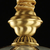 5 Lights Pendant Chandelier Antique Style Domed Frosted Glass - Rebooters