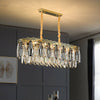 Clear Crystal Leaf Hanging Light Minimalist Chandelier - Rebooters