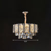 Modern Layered Chandelier Light Clear Beveled Crystal Design - Rebooters