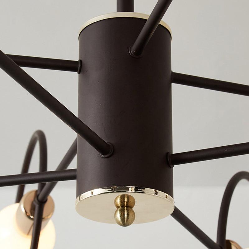 6/8/12-Head Tiered Circle Pendant Chandelier for Living Room - Rebooters