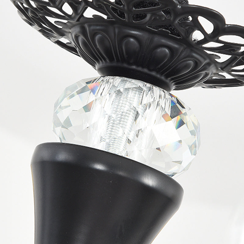 Metal Swooping Arm Hanging Chandelier 6/12/16 Lights Dark Brown - Rebooters