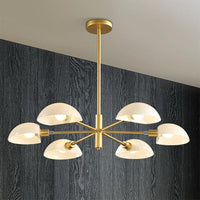 1/2 Tiers Chandelier Lamp Spoon Shade Nordic Metal Light - Rebooters