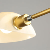 1/2 Tiers Chandelier Lamp Spoon Shade Nordic Metal Light - Rebooters