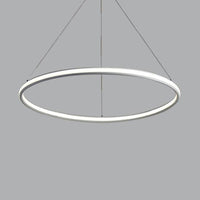 Acrylic Ring Chandelier Simple 1/2/3-Light LED Ceiling Pendant Lighting - Rebooters