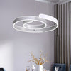 Twisting Acrylic Ceiling Light Modern LED White Chandelier - Rebooters