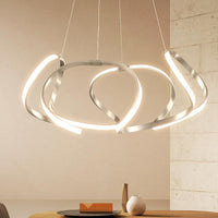 23.5"/31.5" Wide Chrome Gold Chandelier LED Acrylic Lamp - Rebooters