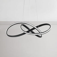 19.5"/27.5" Wide Black White Brown Bent Ceiling Light Fixture - Rebooters