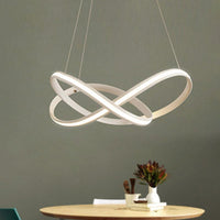 19.5"/27.5" Wide Black White Brown Bent Ceiling Light Fixture - Rebooters