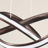 19.5"/27.5" Wide Black White Brown Bent Ceiling Light Fixture - Rebooters