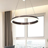 1/2-Head Bedroom Chandelier Lighting Fixture with Round Acrylic Shade - Rebooters