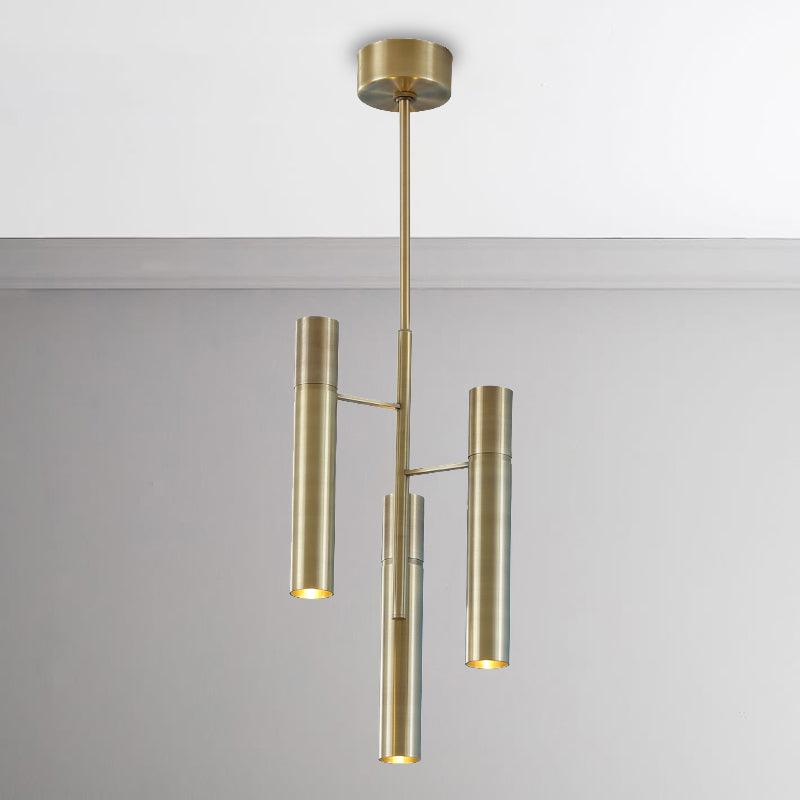 6/10 Heads Hallway Chandelier Lighting Modern Gold Lamp - Rebooters
