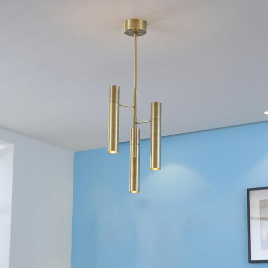 6/10 Heads Hallway Chandelier Lighting Modern Gold Lamp - Rebooters