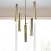 6/10 Heads Hallway Chandelier Lighting Modern Gold Lamp - Rebooters