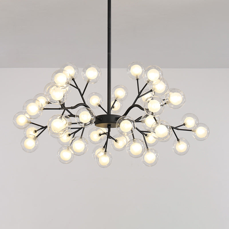 Glass Firefly Chandelier Lighting Postmodern Ceiling Lamp - Rebooters