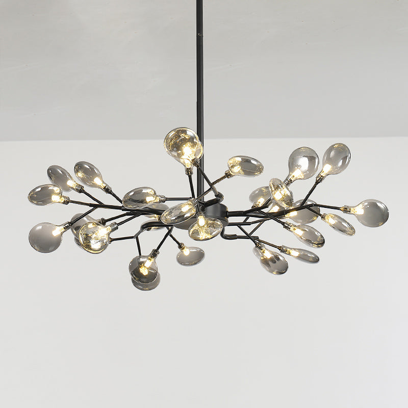 Glass Firefly Chandelier Lighting Postmodern Ceiling Lamp - Rebooters