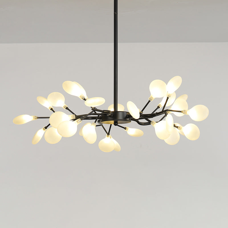 Glass Firefly Chandelier Lighting Postmodern Ceiling Lamp - Rebooters