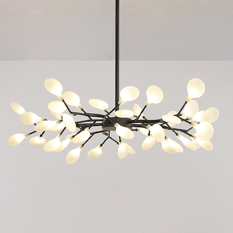 Glass Firefly Chandelier Lighting Postmodern Ceiling Lamp - Rebooters