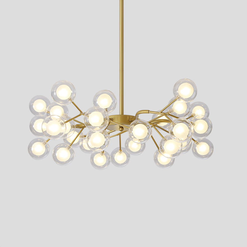 Glass Firefly Chandelier Lighting Postmodern Ceiling Lamp - Rebooters