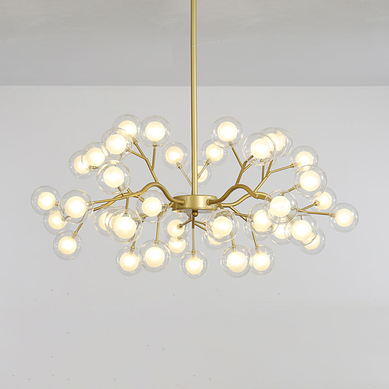 Glass Firefly Chandelier Lighting Postmodern Ceiling Lamp - Rebooters