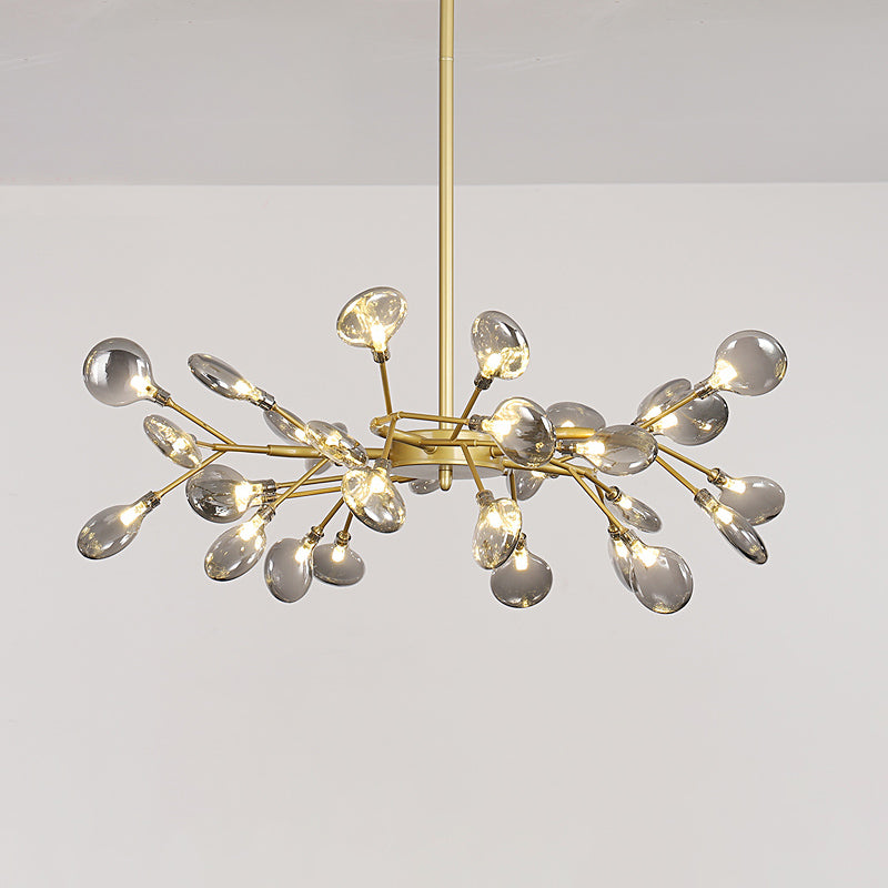 Glass Firefly Chandelier Lighting Postmodern Ceiling Lamp - Rebooters