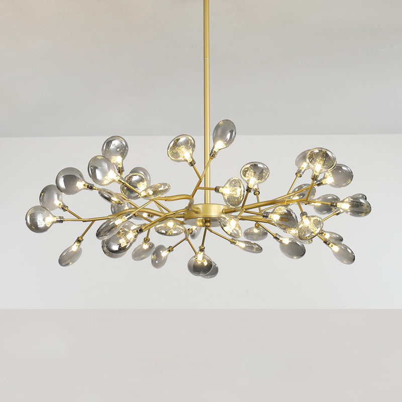 Glass Firefly Chandelier Lighting Postmodern Ceiling Lamp - Rebooters