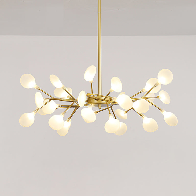 Glass Firefly Chandelier Lighting Postmodern Ceiling Lamp - Rebooters