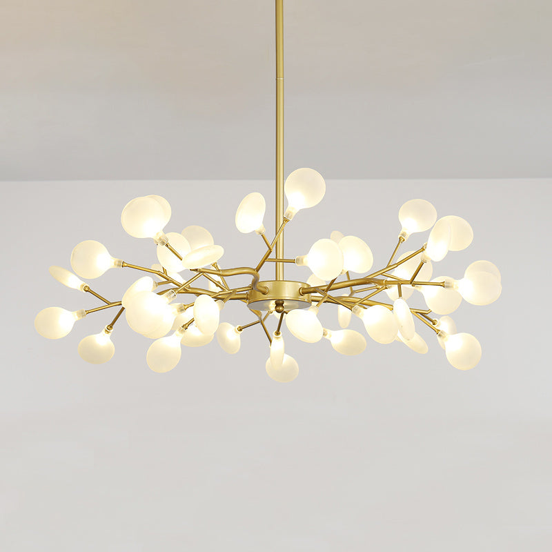 Glass Firefly Chandelier Lighting Postmodern Ceiling Lamp - Rebooters