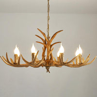 Bare Tree Branch Pendant Lamp Farmhouse Resin Light Fixture - Rebooters