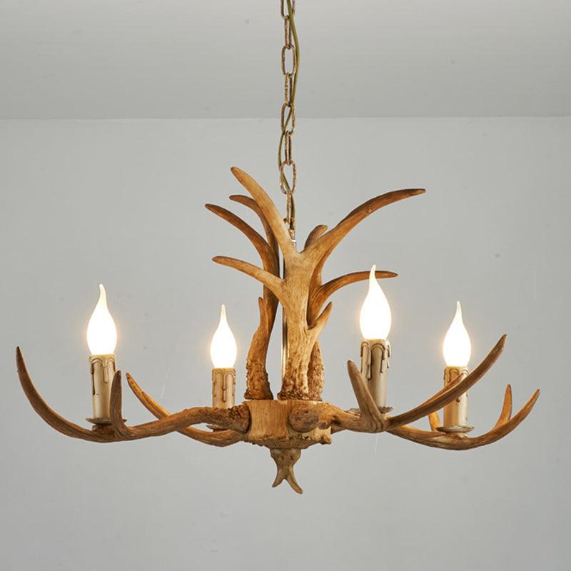 Bare Tree Branch Pendant Lamp Farmhouse Resin Light Fixture - Rebooters