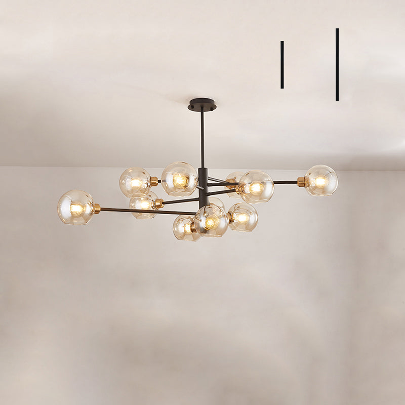 Postmodern Sputnik Chandelier Light Fixture Glass Ceiling Light - Rebooters