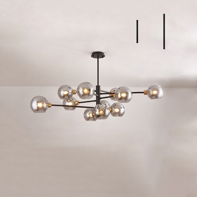 Postmodern Sputnik Chandelier Light Fixture Glass Ceiling Light - Rebooters